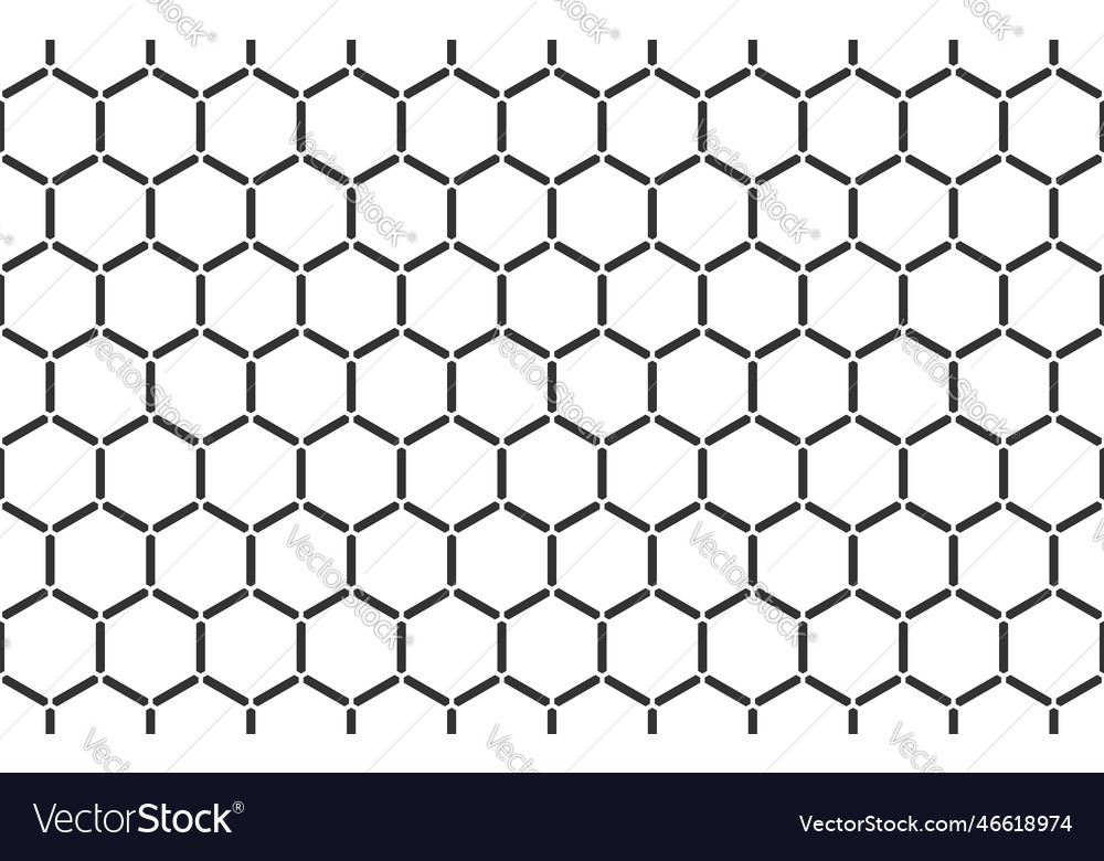 Seamless hexagons pattern