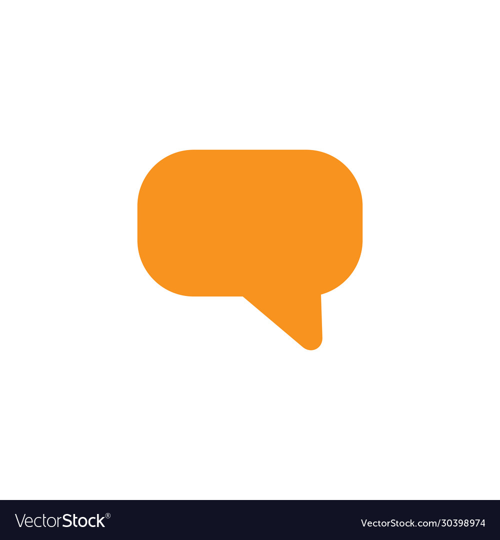 Speech bubbles simple modern icon design