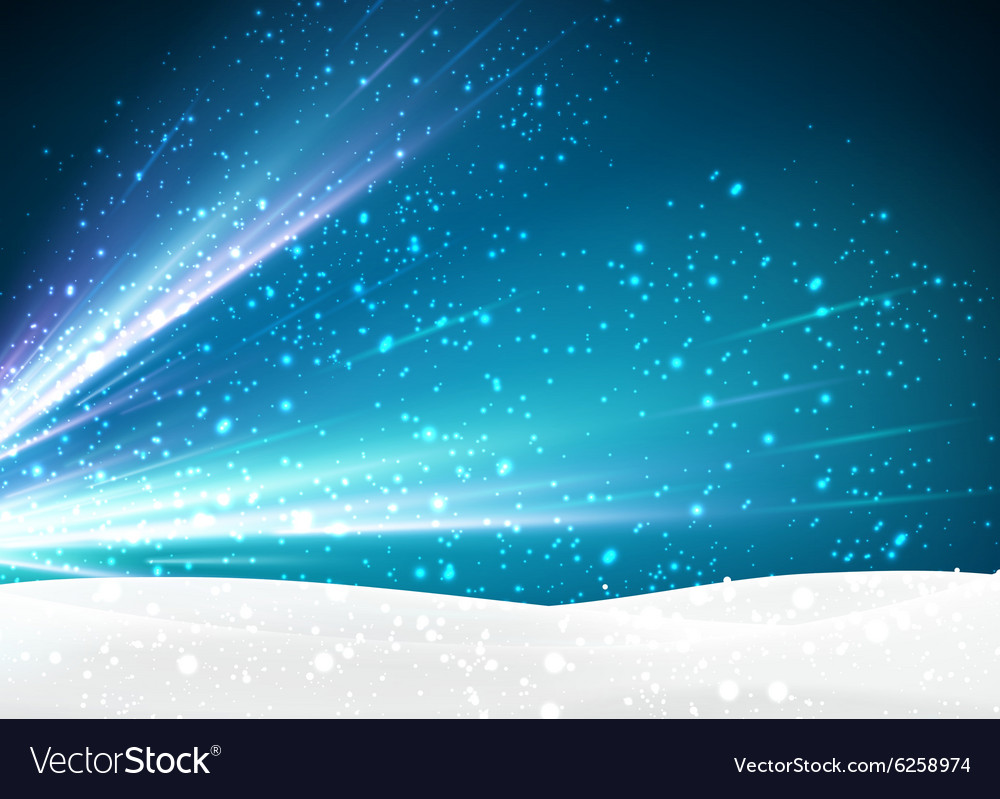 Winter Snowflake Background