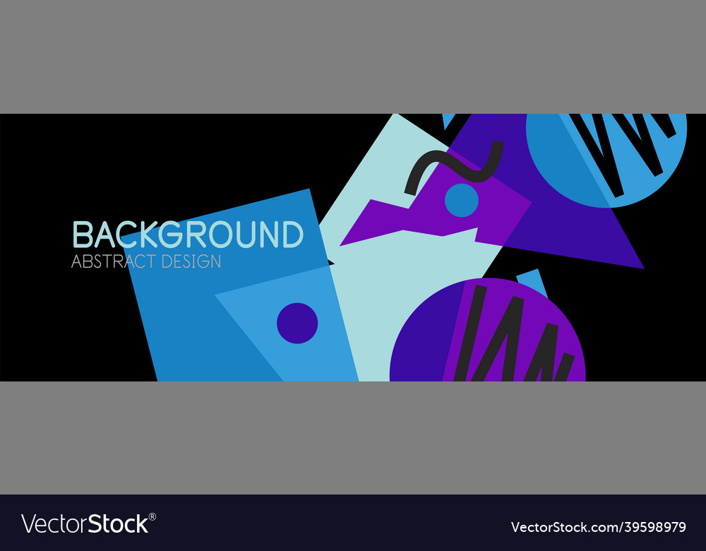 Abstract background with blocks lines geometric vector image Abstract background with blocks lines geometric
