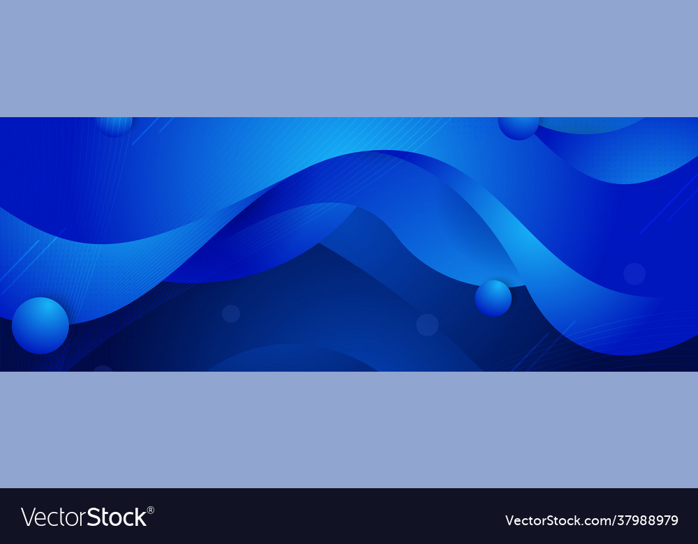 Abstract dynamic blue background with minimalism