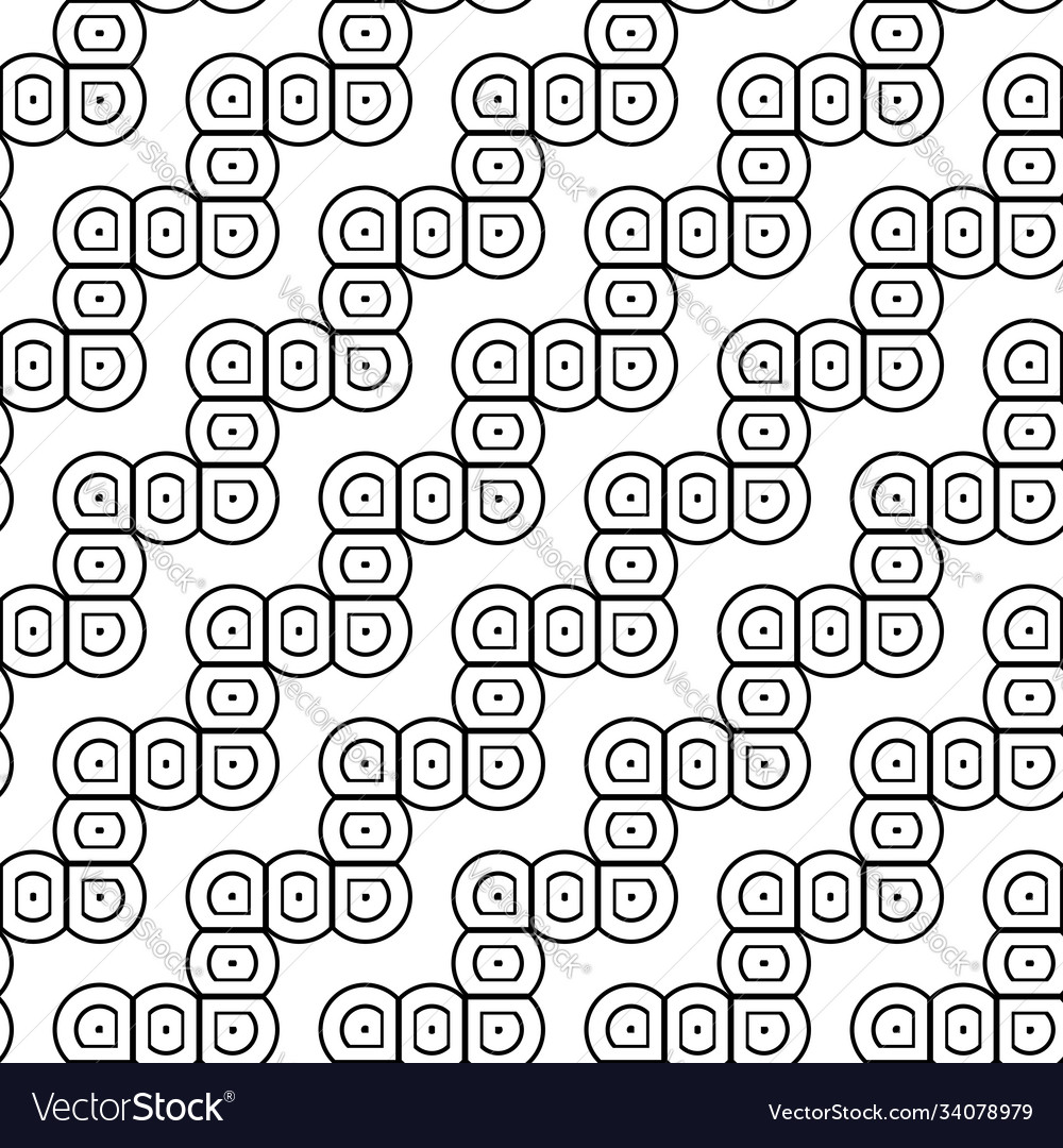 Design seamless monochrome grating zigzag pattern