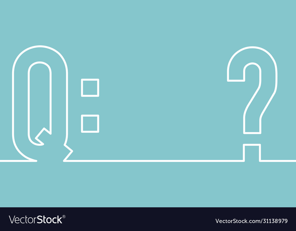 Question mark concept background mock up vector image Question mark concept background mock up
