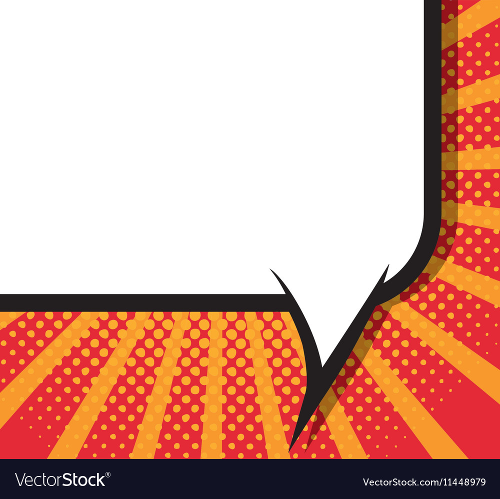 Retro Pop Art Speech Bubble