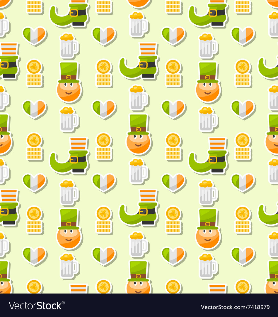 Seamless background for saint patricks day