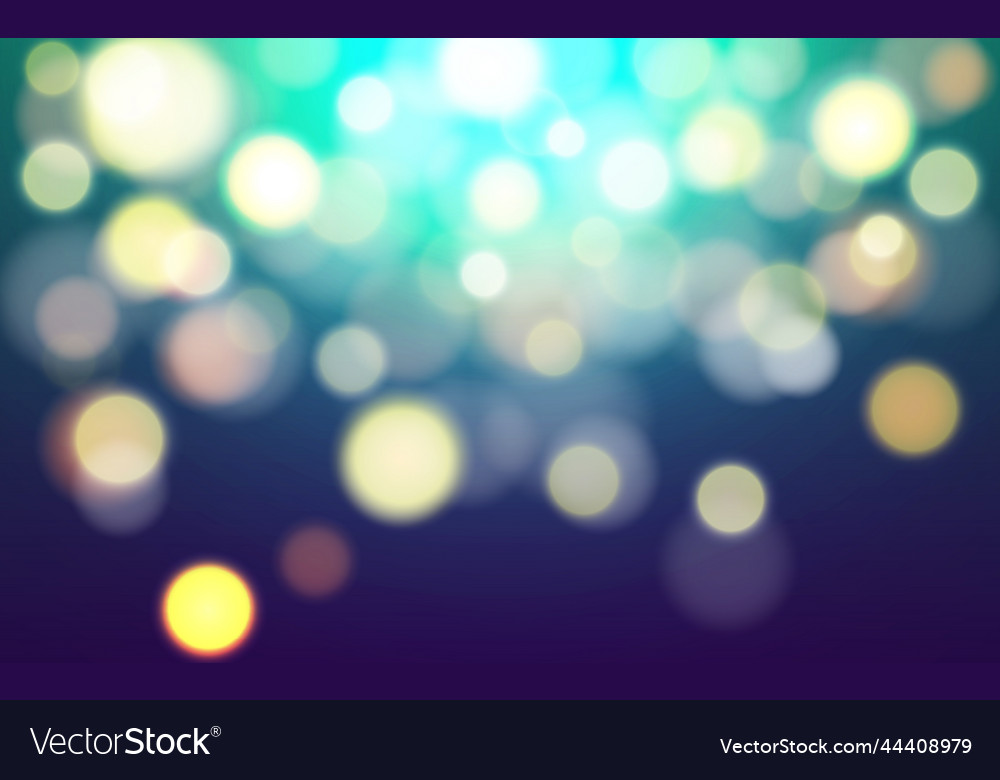 Under the ocean bokeh soft light abstract
