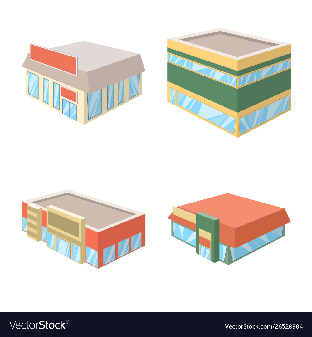 Design and building sign set vector image Design and building sign set