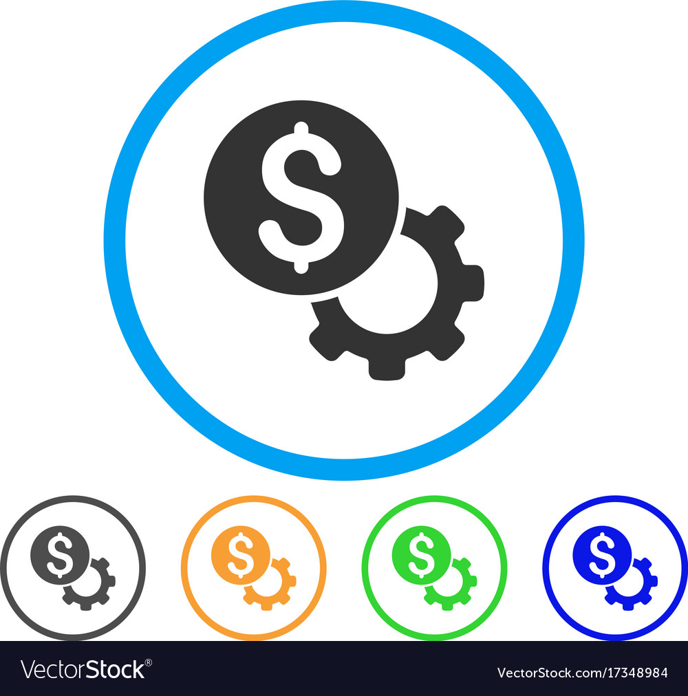 Development cost rounded icon