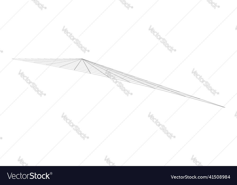 Graticule grid mesh plane with deform distortion Vector Image Graticule grid mesh plane with deform distortion