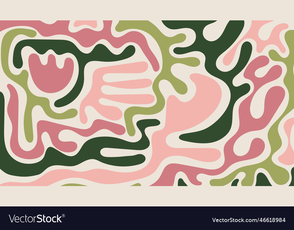 Hand drawn minimal abstract pattern in boho style vector image Hand drawn minimal abstract pattern in boho style