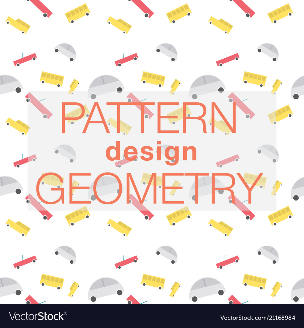 Seamless pattern in colors with geometric vector image Seamless pattern in colors with geometric