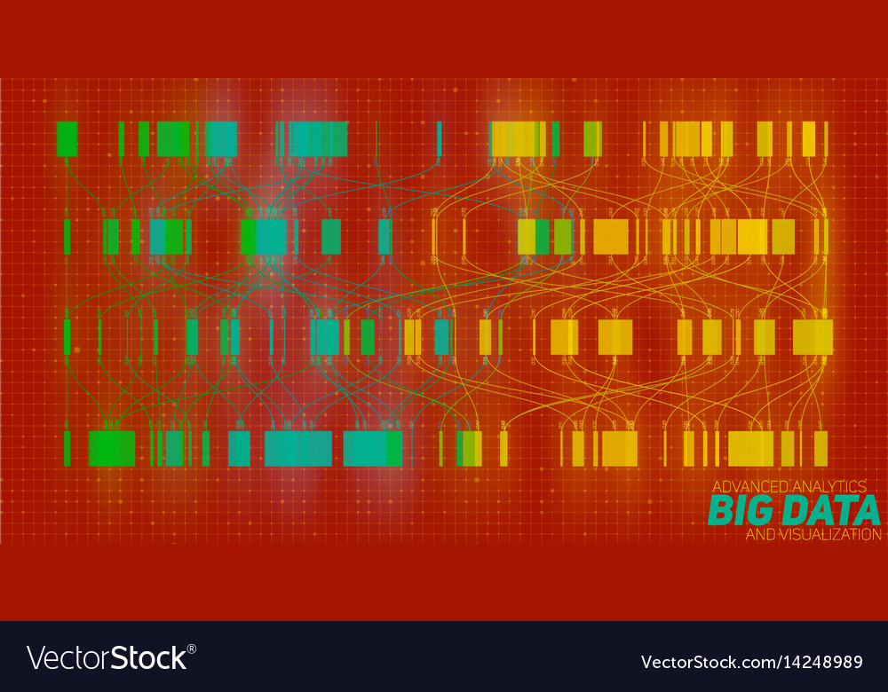 Big data colorful visualization