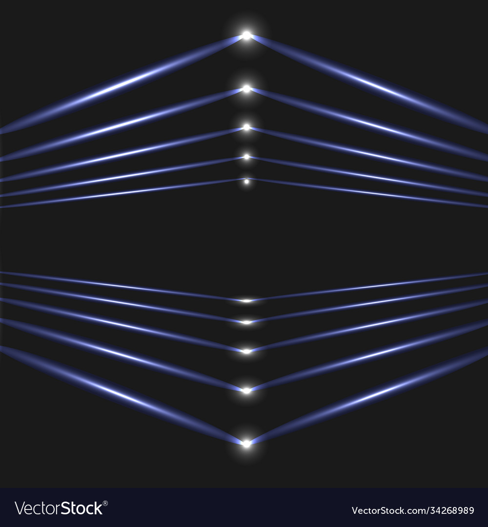 Bright lines in abstract style on dark background vector image Bright lines in abstract style on dark background