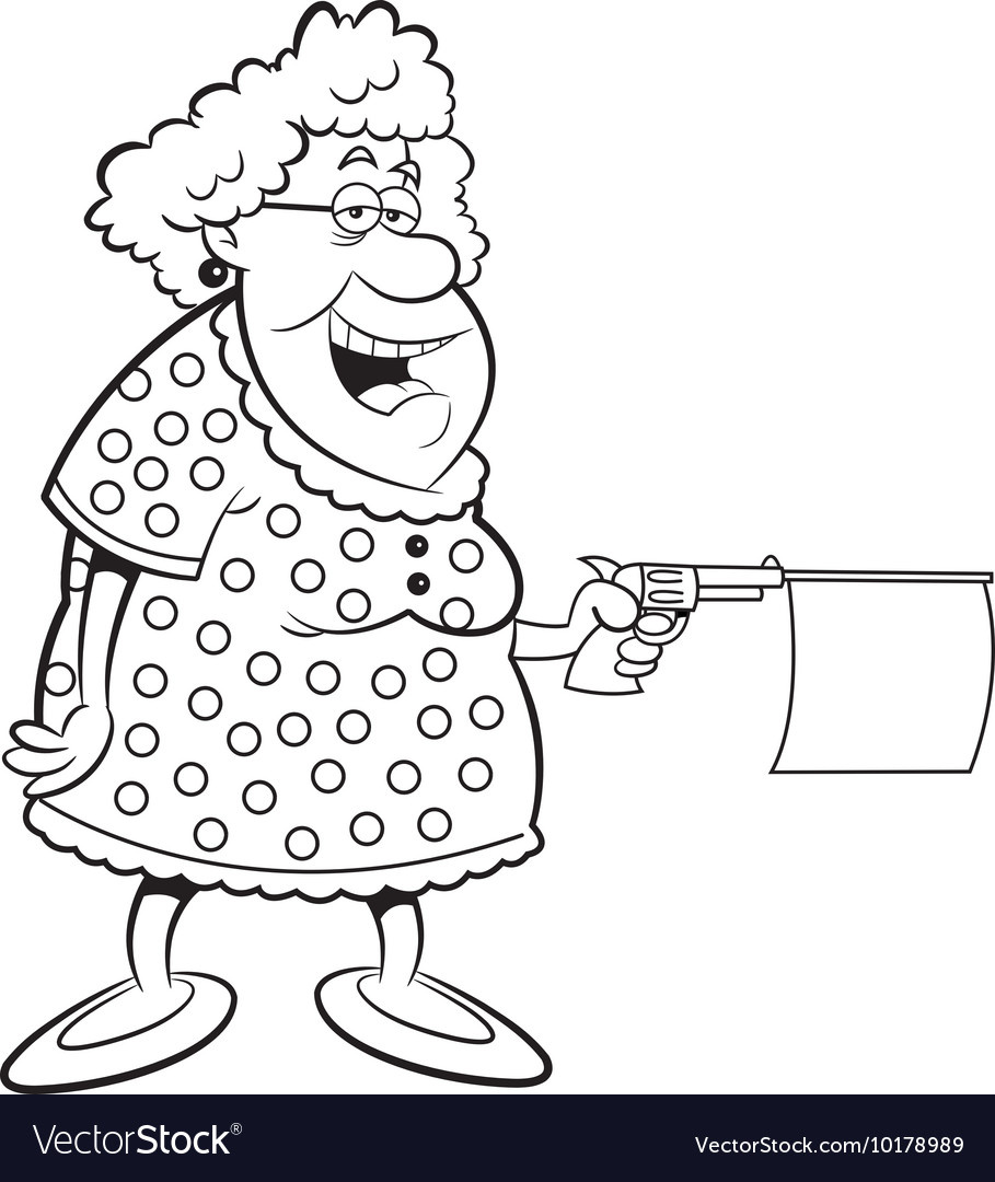 pix Old Women Cartoon Drawing vectorstock