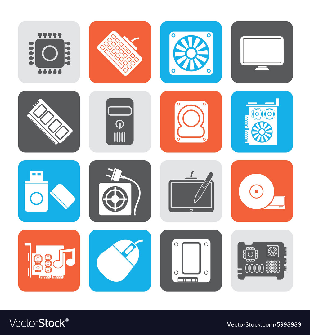Computer part icons