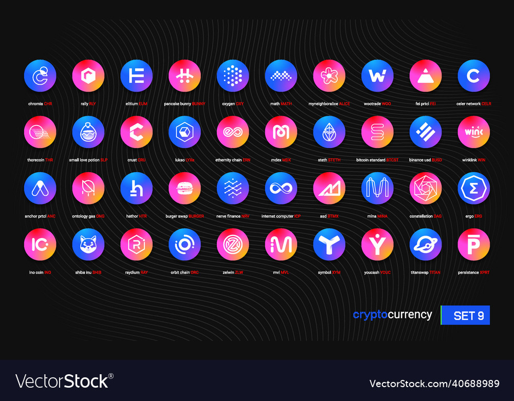 Crypto Currency & Blockchain Logos