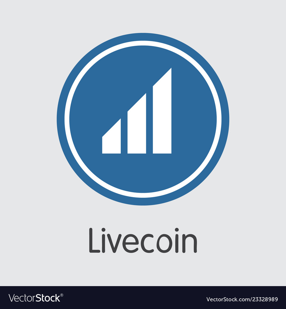 Exchange - livecoin the crypto coins vector image Exchange - livecoin the crypto coins