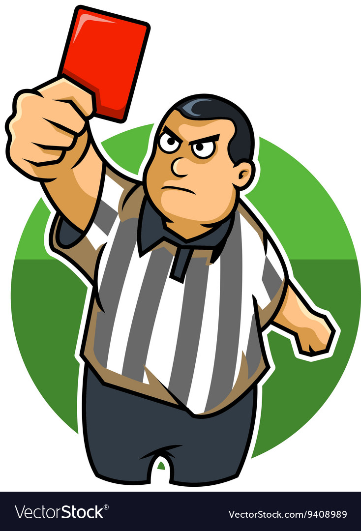 Fat Kid Referee Royalty Free Vector Image Vectorstock Download this premium vector about footbal cartoon collection, referee., and discover more than 10 million professional graphic footbal cartoon collection, referee. vectorstock