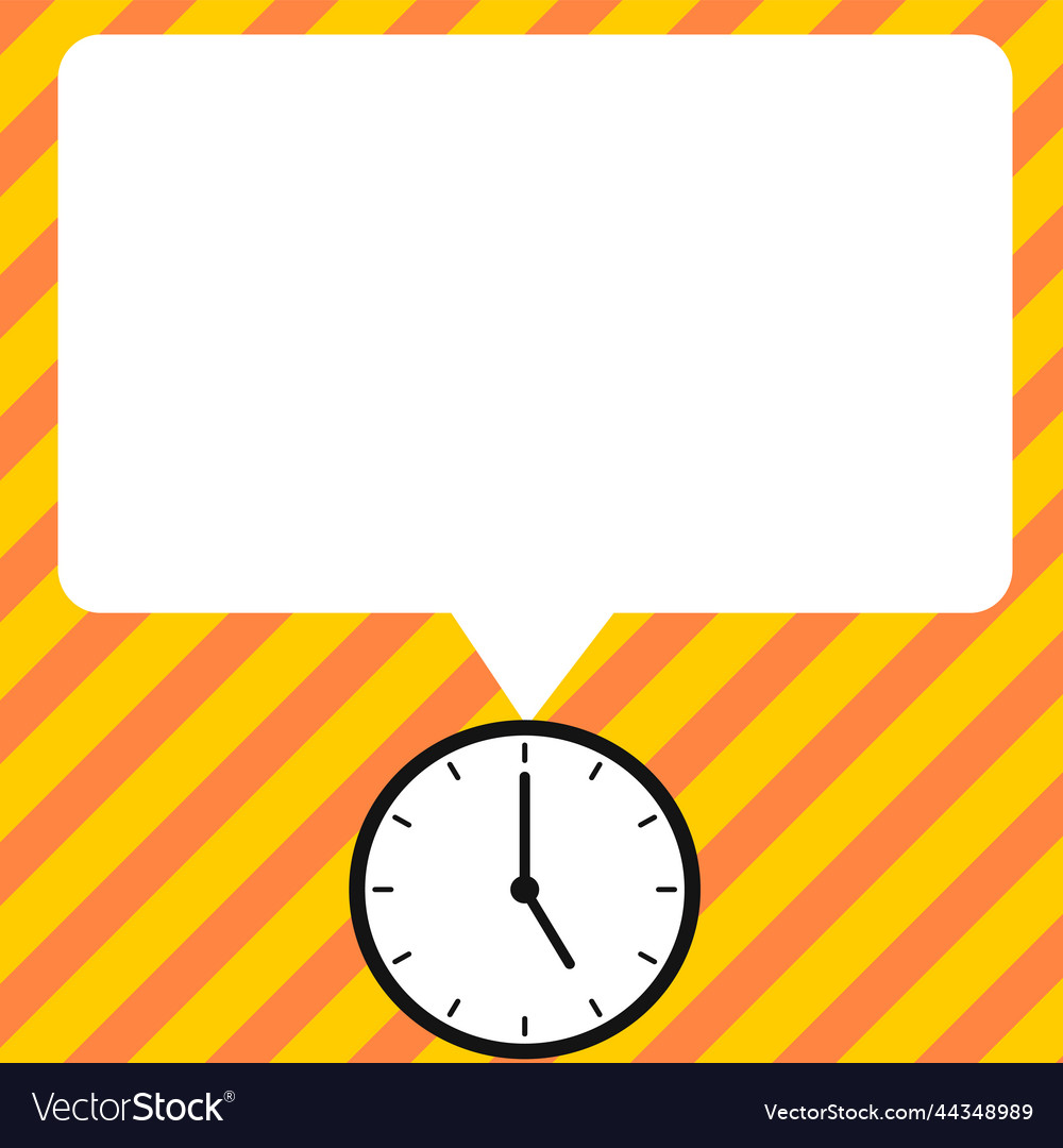 Presenter with conversation bubble showing new vector image Presenter with conversation bubble showing new