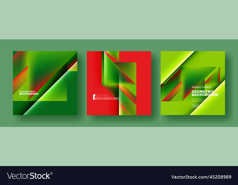 Set of abstract backgrounds - overlapping vector image Set of abstract backgrounds - overlapping