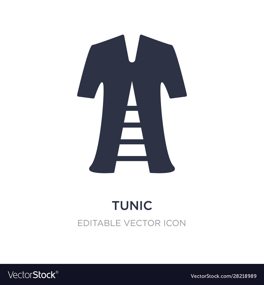 Tunic icon on white background simple element vector image Tunic icon on white background simple element