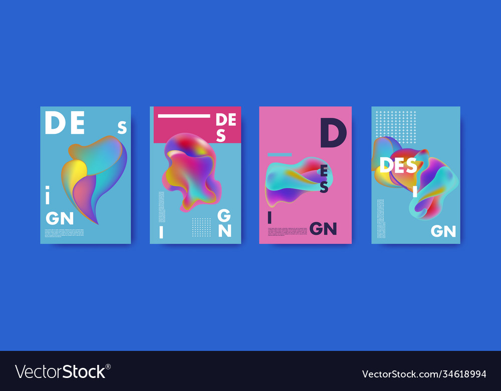 Abstract colorful liquid and fluid pattern