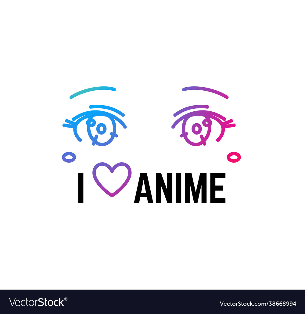 Anime Love Sign - Cute Eyes