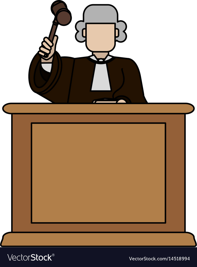 Faceless Judge with Gavel