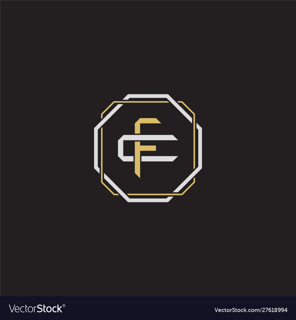 Fc initial letter overlapping interlock logo Vector Image Fc initial letter overlapping interlock logo