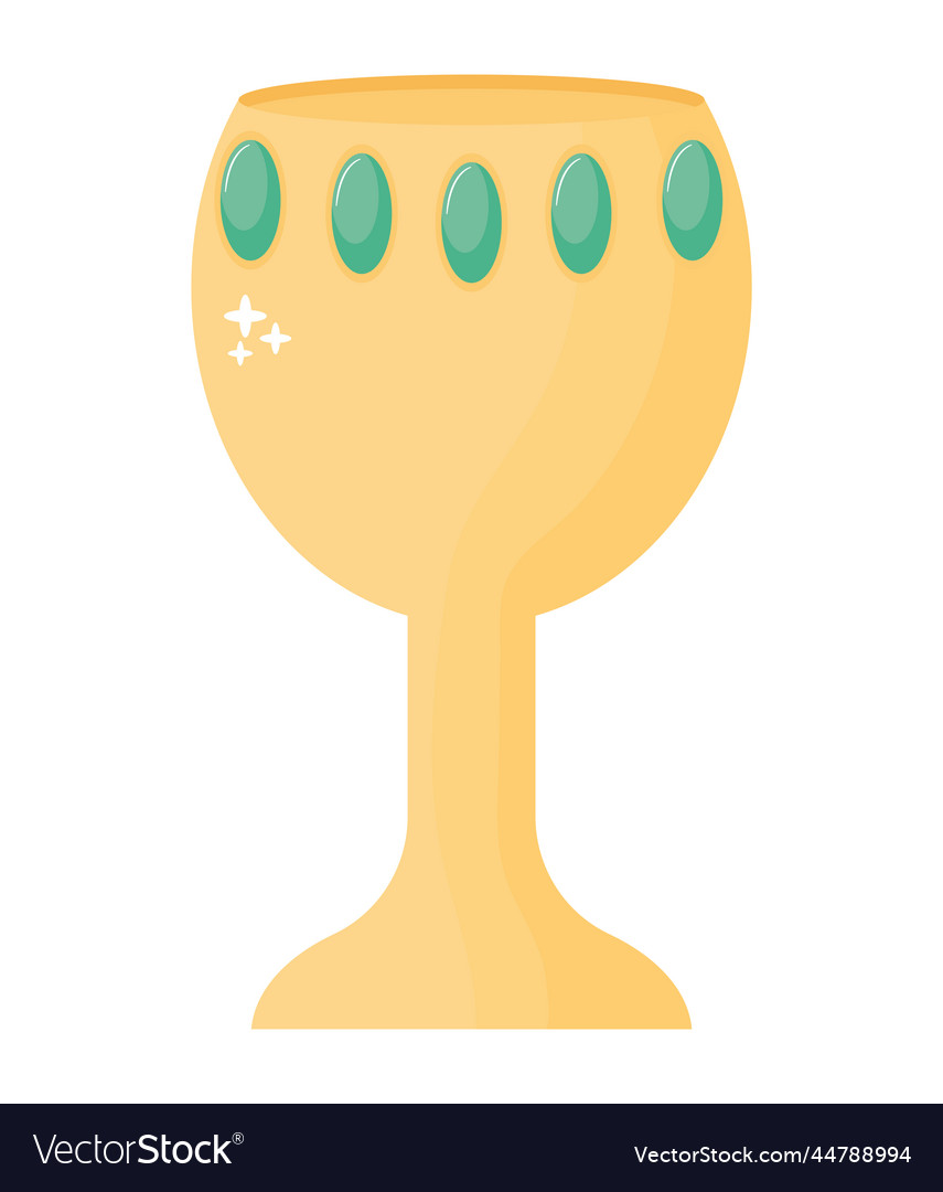 Golden chalice design