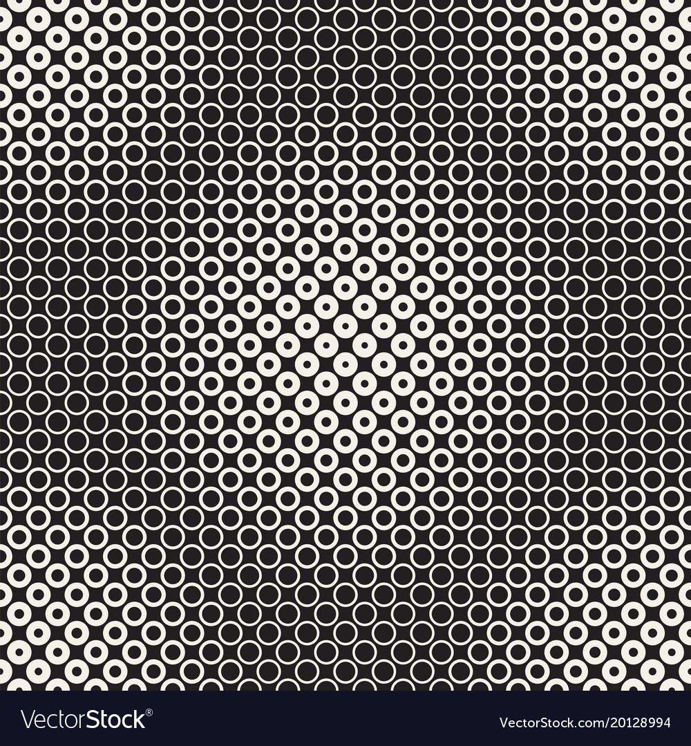 Halftone circles seamless pattern abstract