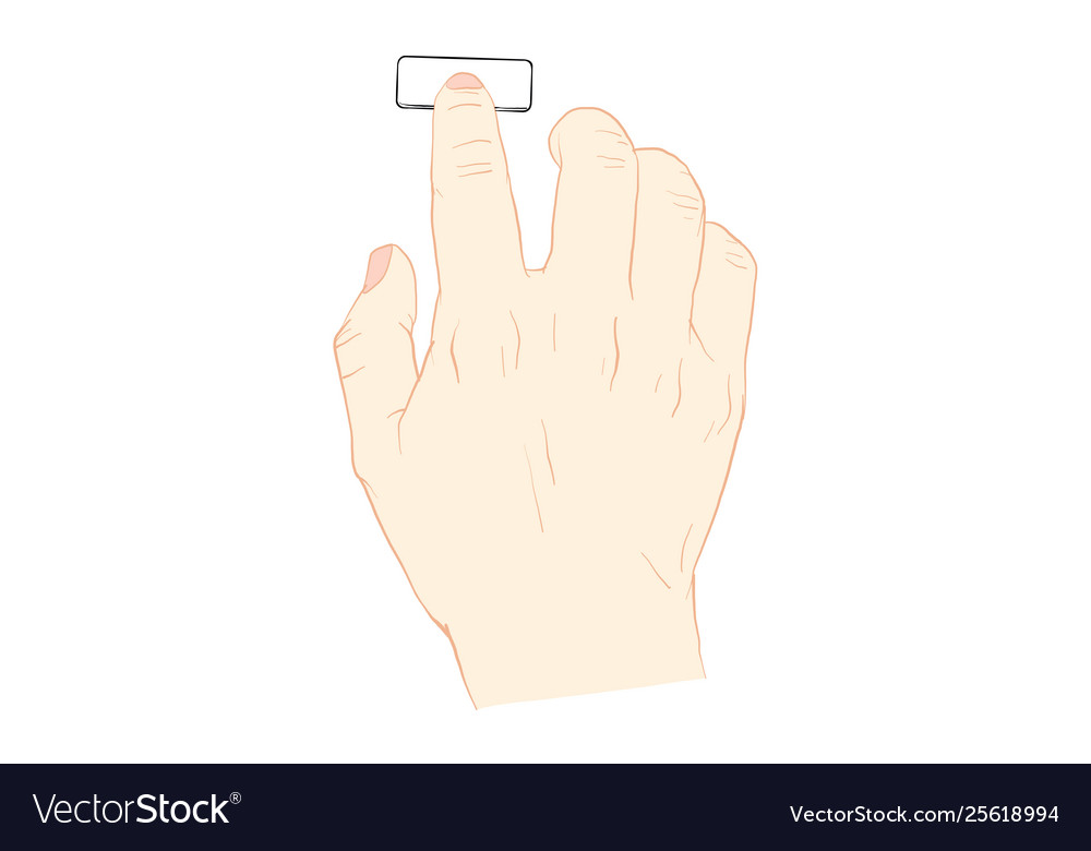 Hand typing computer keyboard