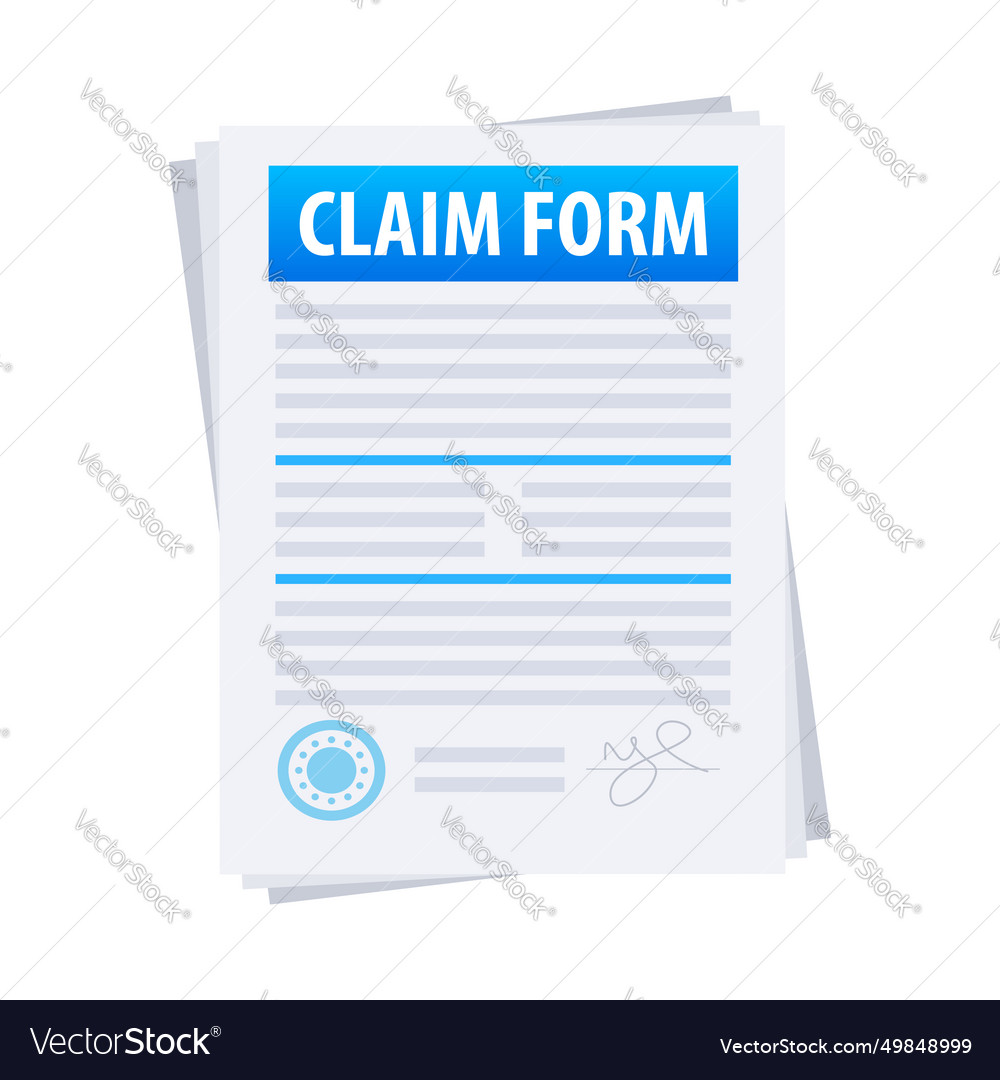 A stack of insurance claim