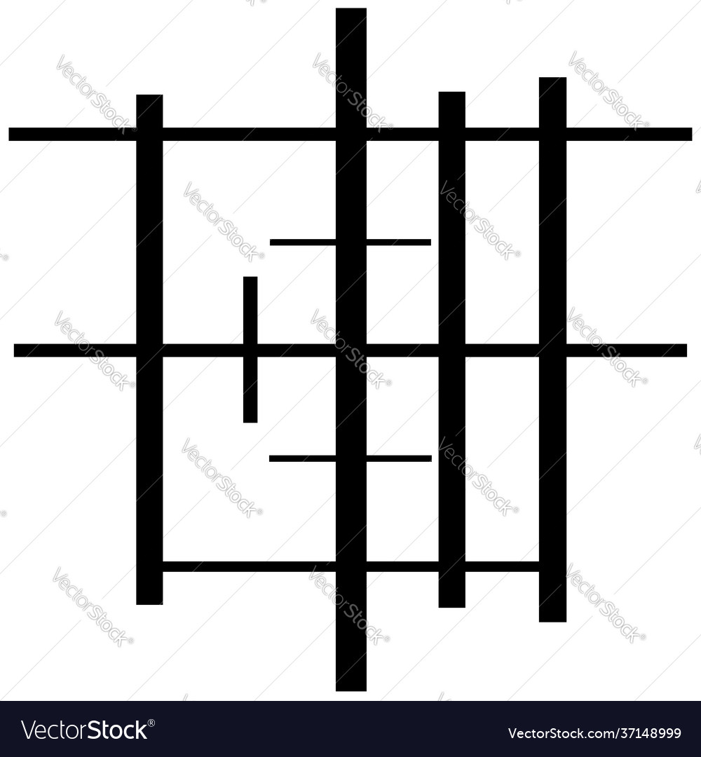 Abstract grid mesh lattice grating geometric Vector Image Abstract grid mesh lattice grating geometric