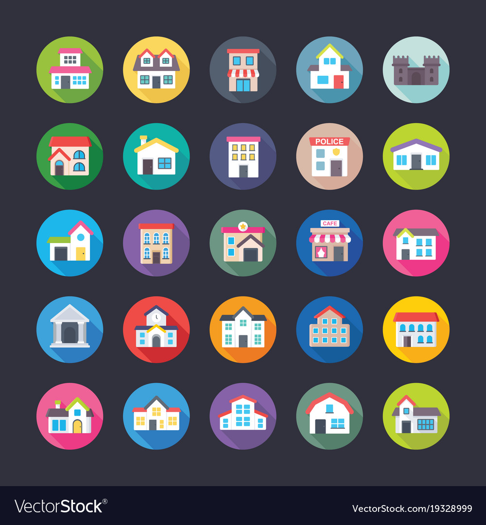Building Icon Set