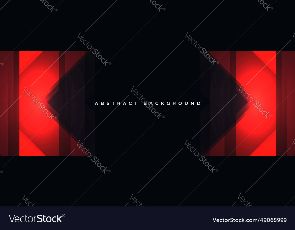 Dark red abstract background with glowing Vector Image Dark red abstract background with glowing