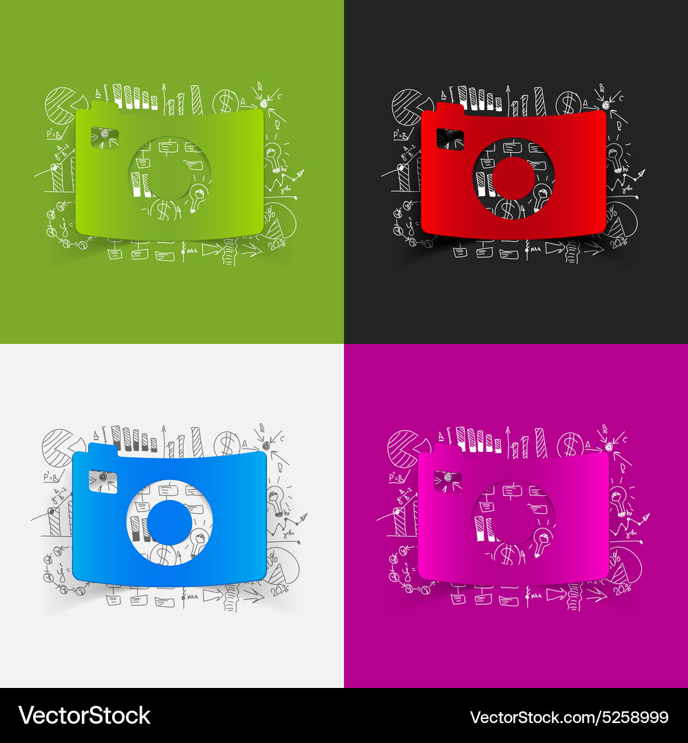 Drawing business formulas photo Royalty Free Vector Image
