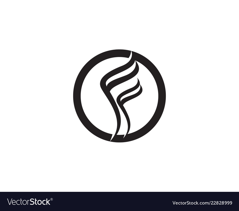 F Logo Letter Template Royalty Free Vector Image F Logo Letter Template Vector Image
