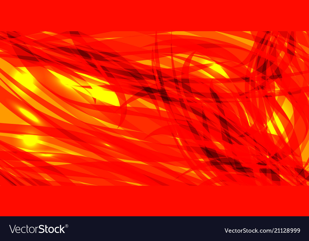 Glowing martian background of yellow and red lines