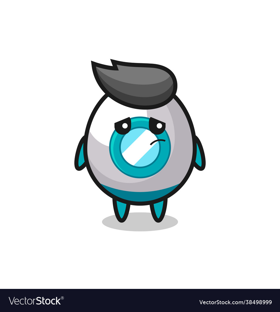 Lazy gesture rocket cartoon character Vector Image Lazy gesture rocket cartoon character