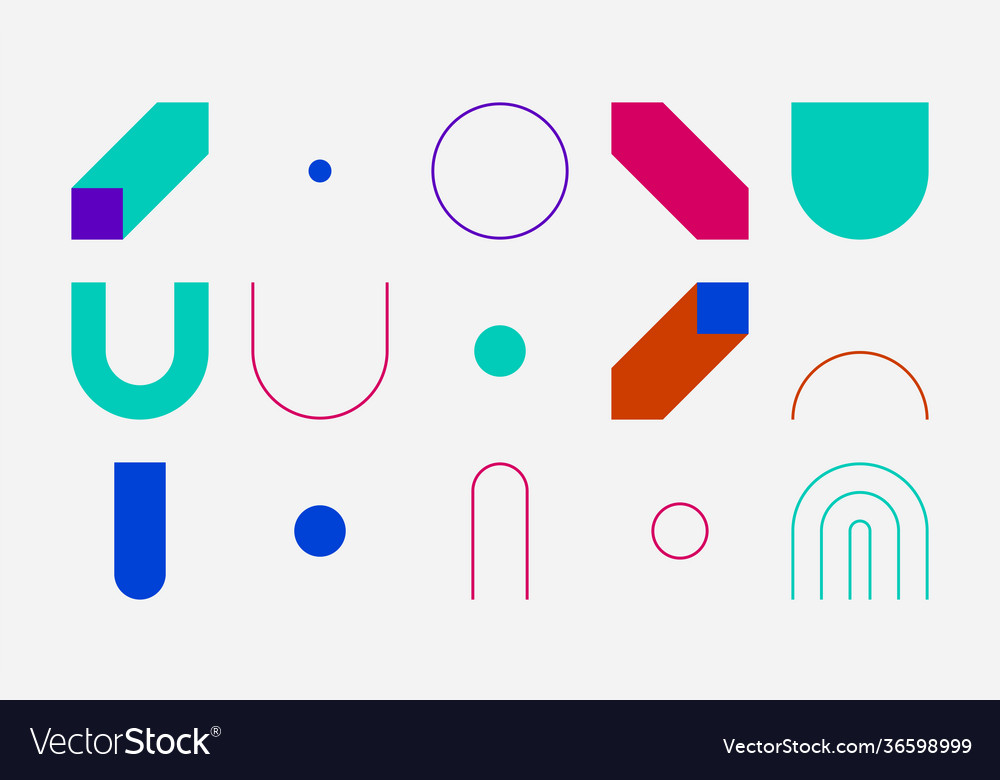 Memphis abstract pattern design