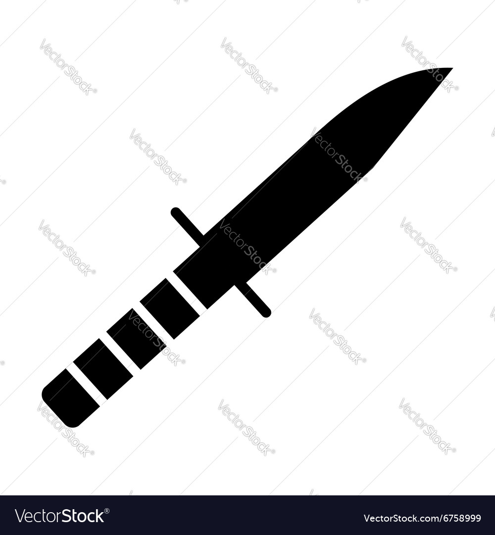 Military Knife Vector