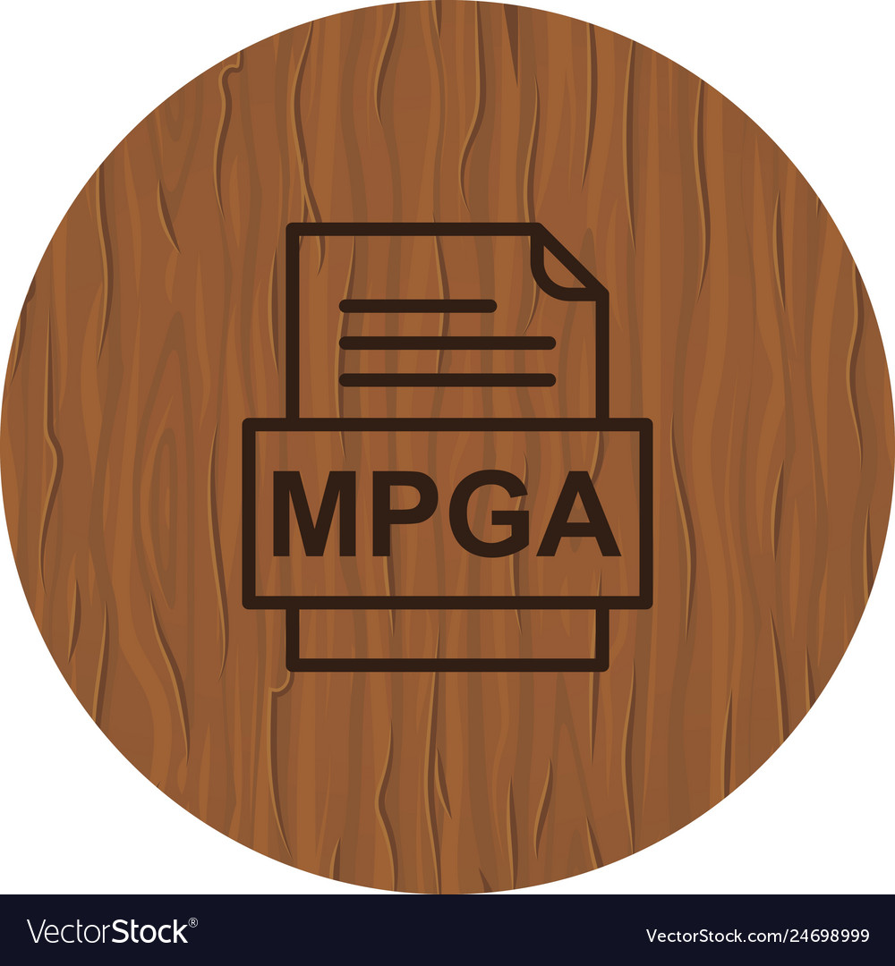 Mpga file document icon