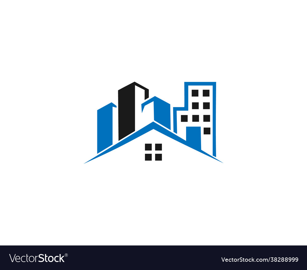 Real estate building construction Royalty Free Vector Image