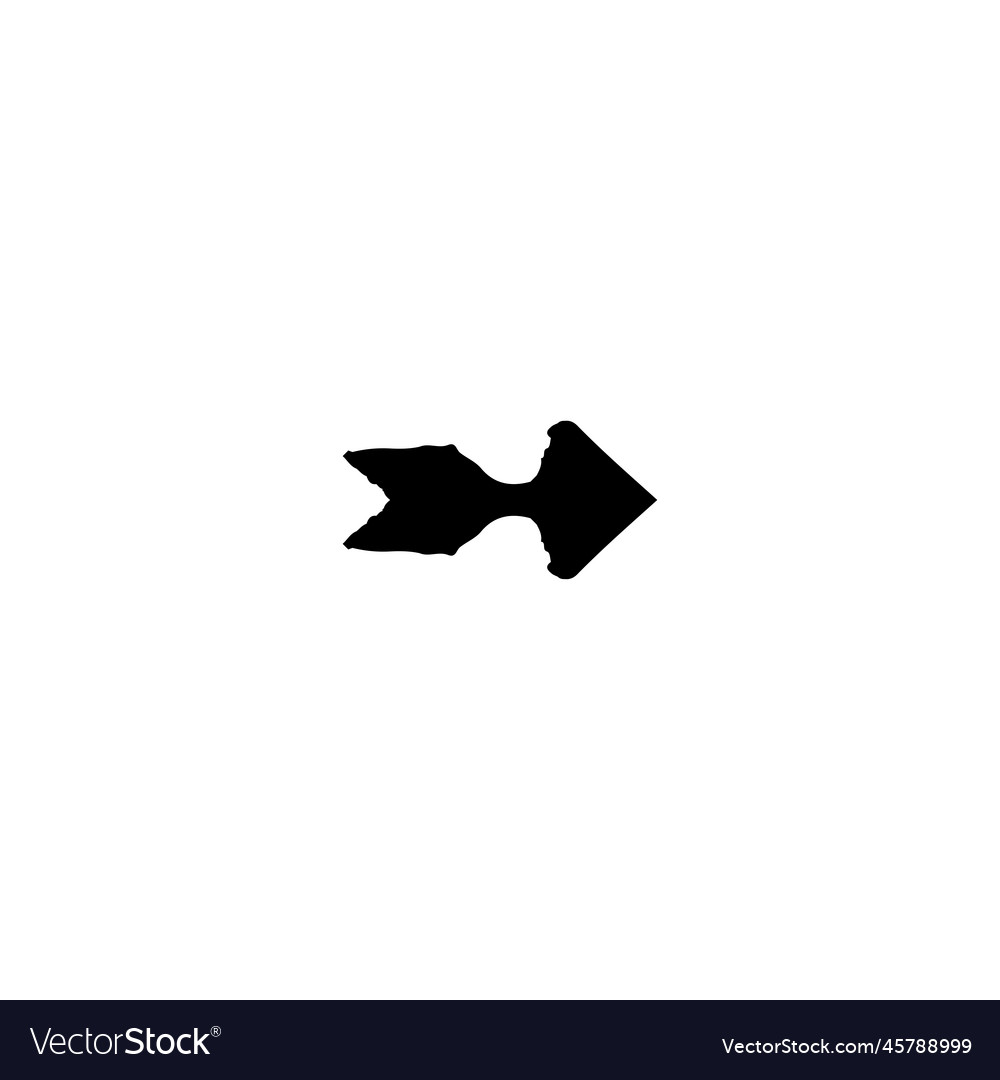 Right arrow icon simple style shop location