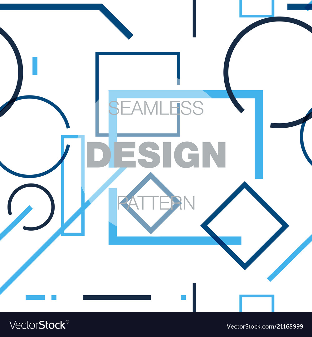 Seamless pattern in colors with geometric