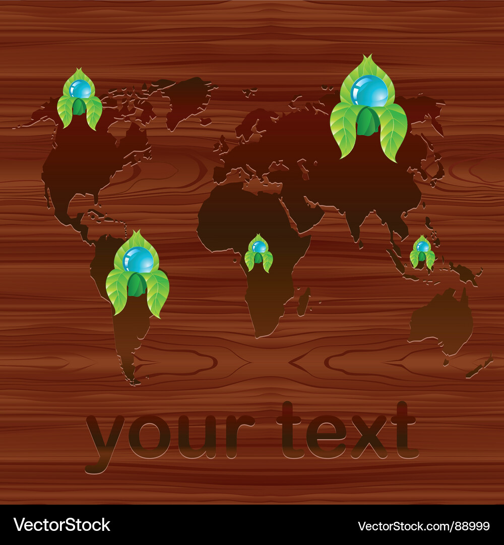 World s forests Royalty Free Vector Image - VectorStock