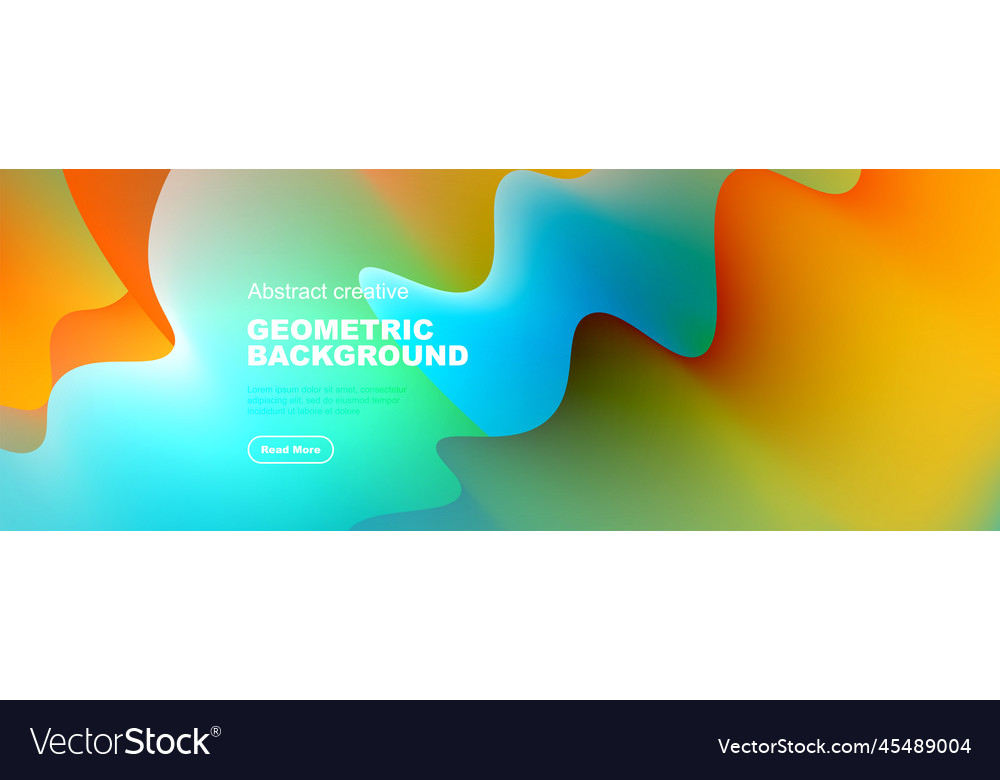 Dynamic liquid waves abstract background vector image Dynamic liquid waves abstract background