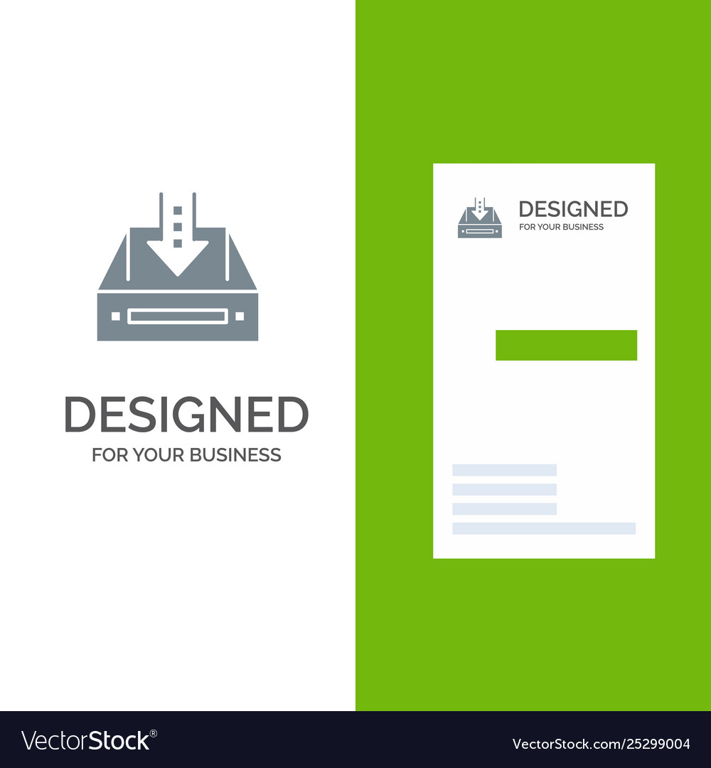Inbox box cabinet document empty project grey
