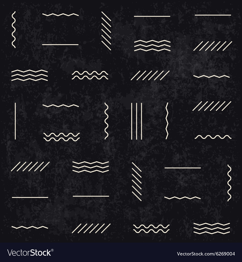 Retro Line Pattern - Dark Texture